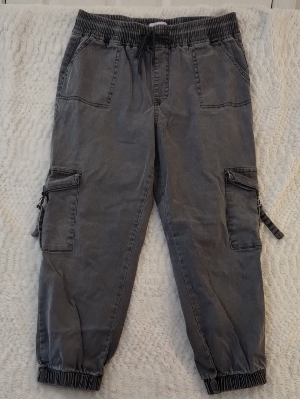 Telepatía Gray Elastic Waist Joggers.  (125)